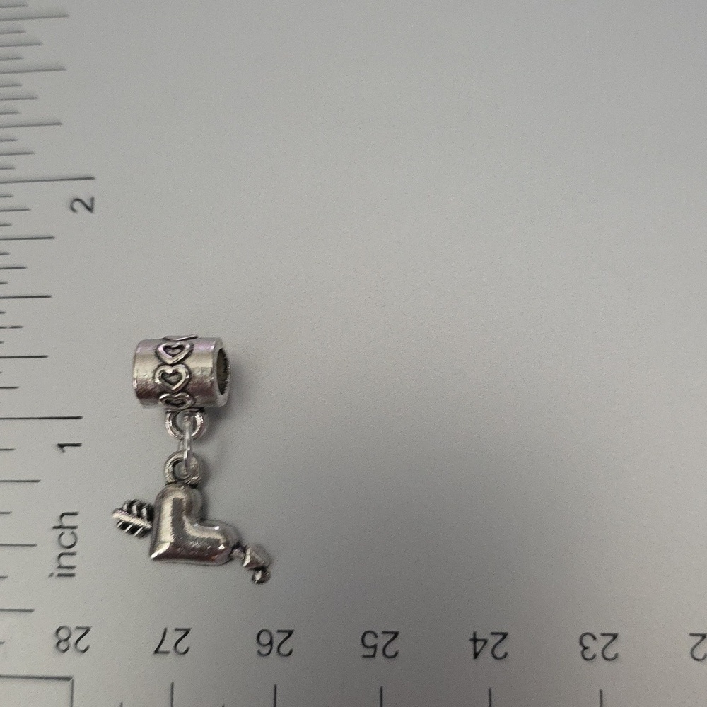 HEART Charm Compatable With Pandora - Picture 2 of 3